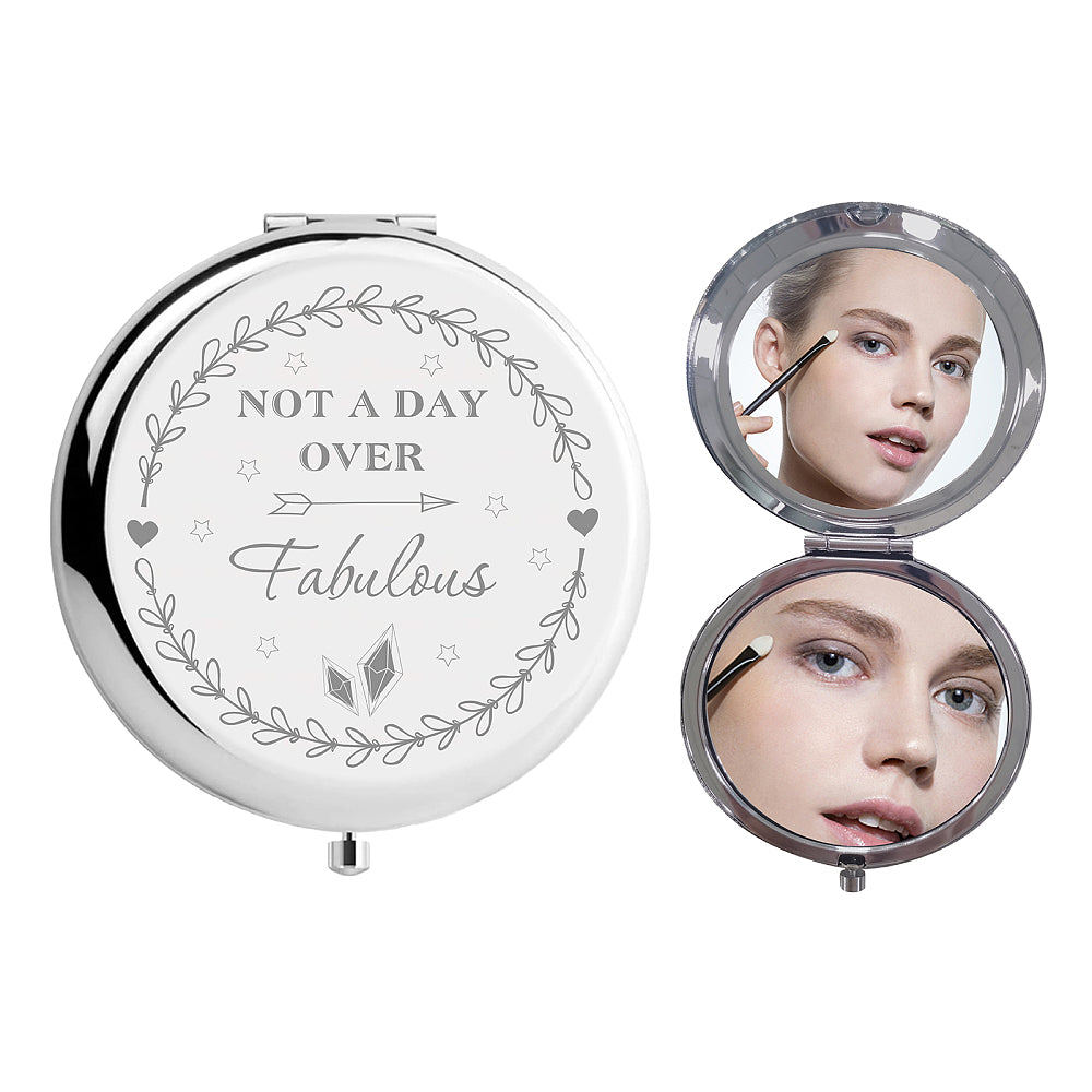 Compact Makeup Mirror for Handbag and on the Go