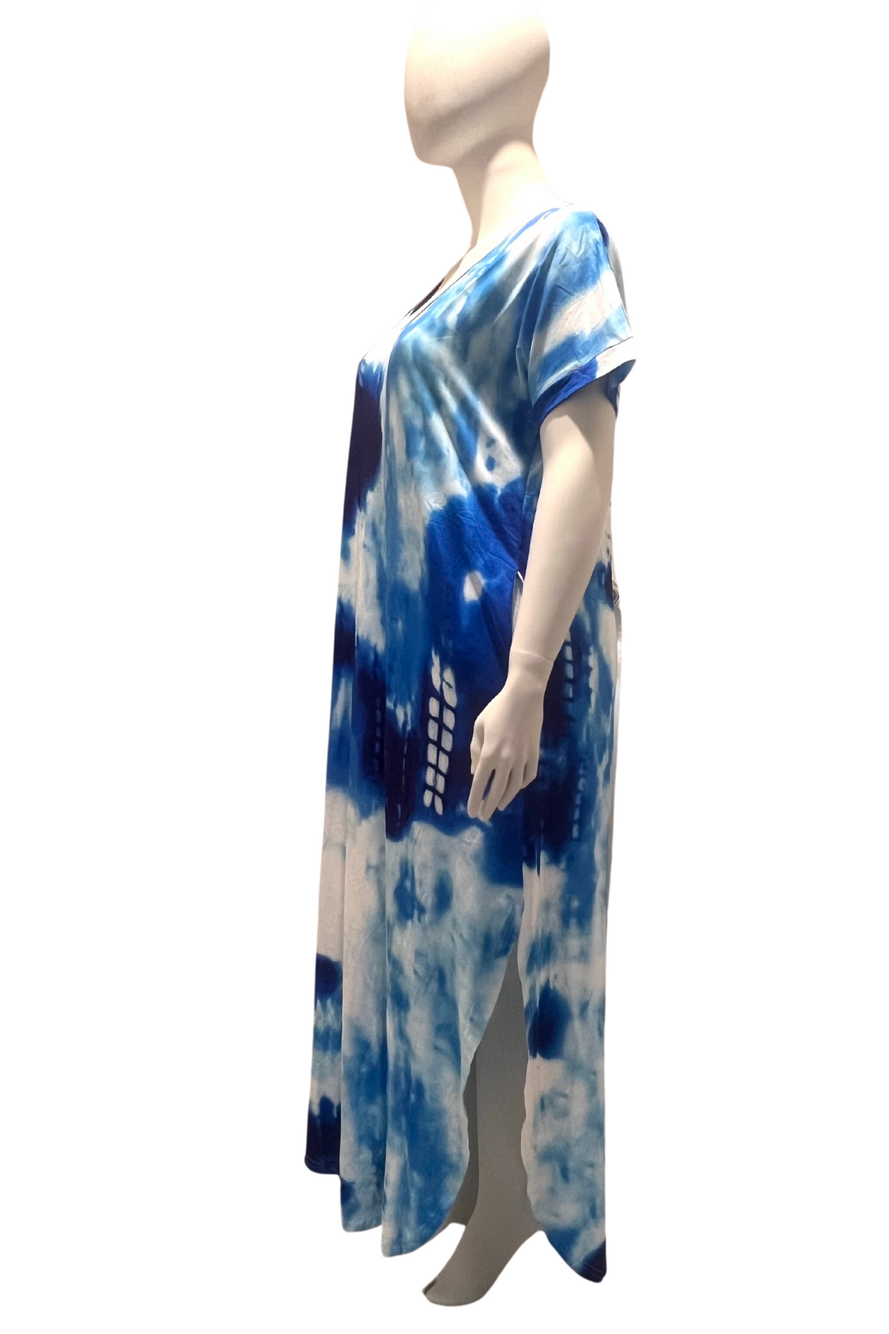 Plus Size Womens Tie Dye Dress, Casual Dress, Relaxed Feel, Plus Size T-Shirt Dress