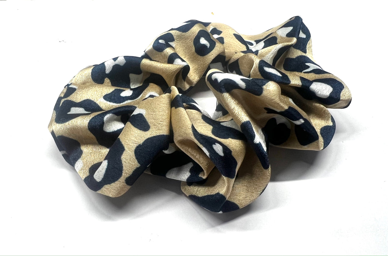 Leopard Print Pattern Cloth Elastic Hair Accessories, for Girls or Women, Scrunchie/Scrunchy Hair Ties