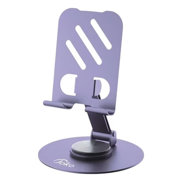 Adjustable Foldable Phone Stand Portable Mobile Desk Holder Silver Purple