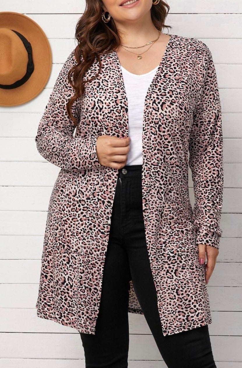 Leopard Print Cardigan