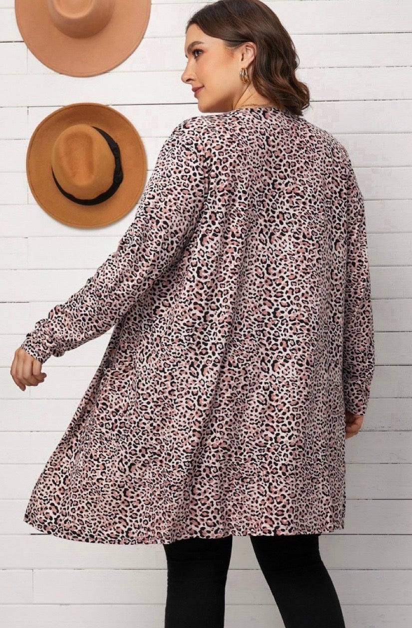 Leopard Print Cardigan